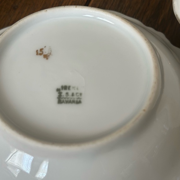 Z S & Co Floral Porcelain Berry Bowls - Picture 5 of 5